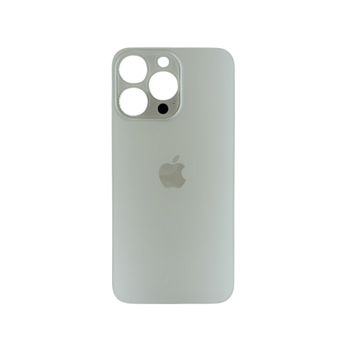 Задняя крышка для Apple iPhone 13 Pro White Silver (Белый) (широкий вырез под камеру) (OR)
