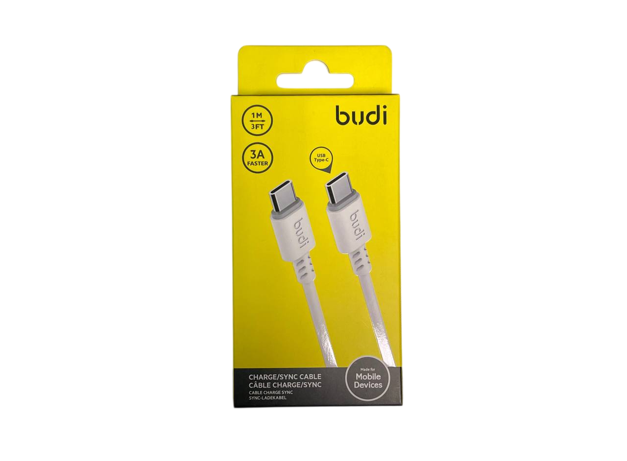 Kабель budi Type-C to Type-C 3A DC011TT10W