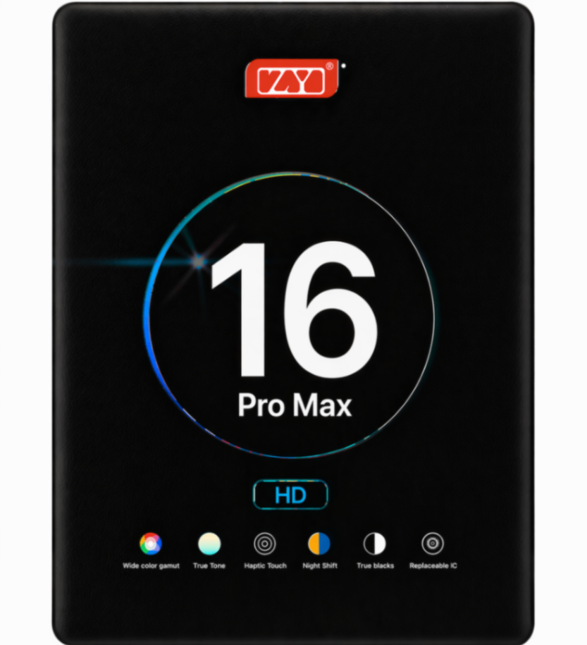 Дисплей для Apple iPhone 16 Pro Max в сборе с тачскрином Черный HD - (In-Cell) ZY (IC)