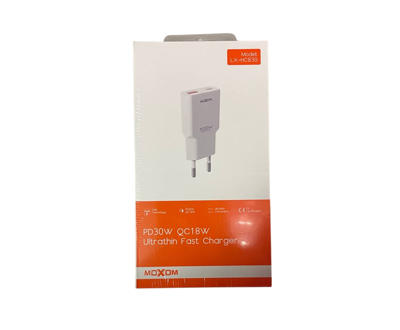 СЗУ MOXOM QC18W, Type-C PD30W LX-HC830