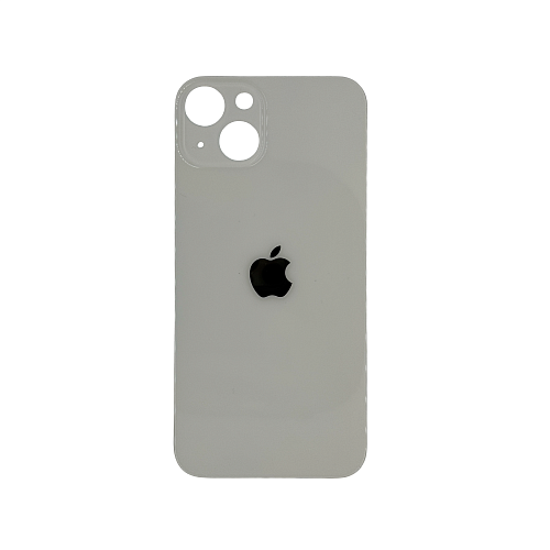 Задняя крышка для Apple iPhone 13 White (Белый) (широкий вырез под камеру) (OR)