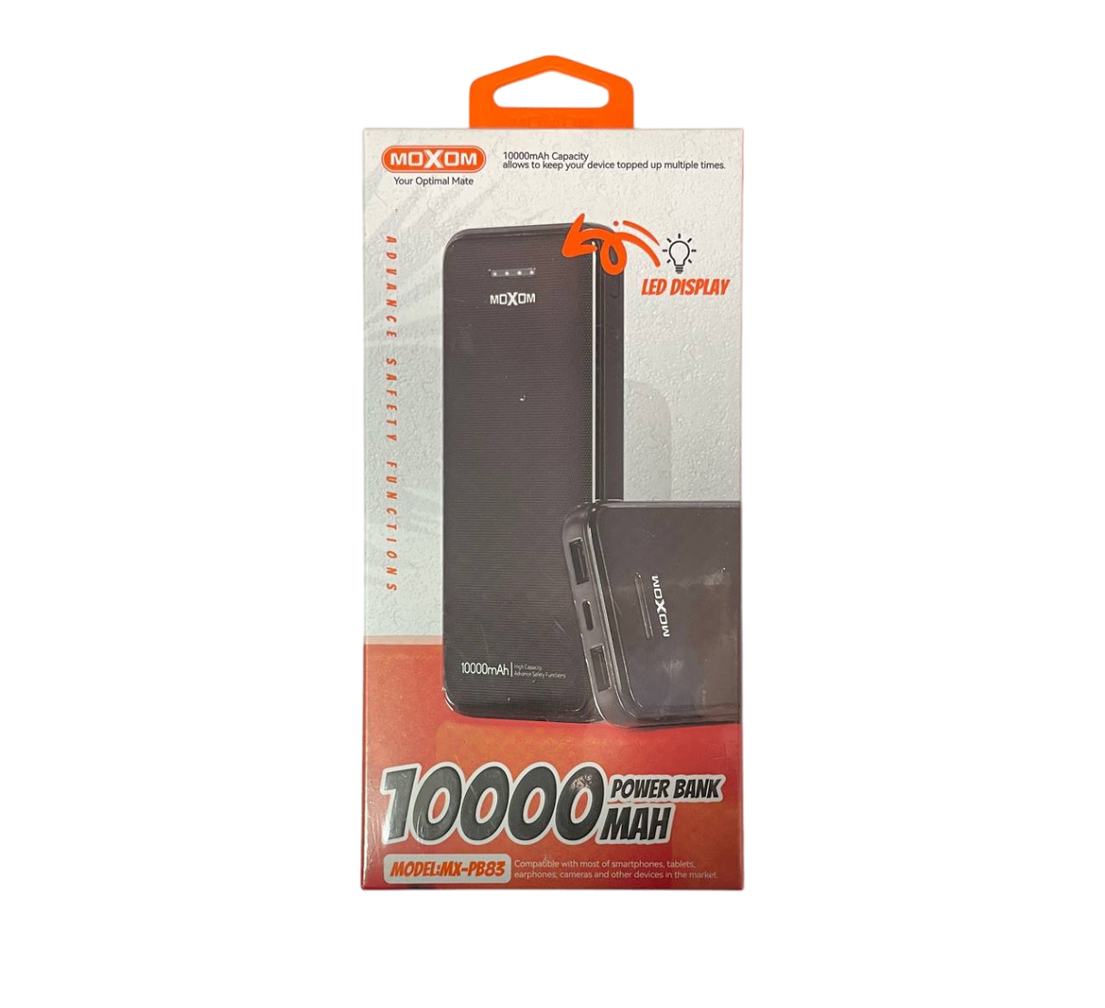 Power Bank MOXOM  10000mAh MX-PB83