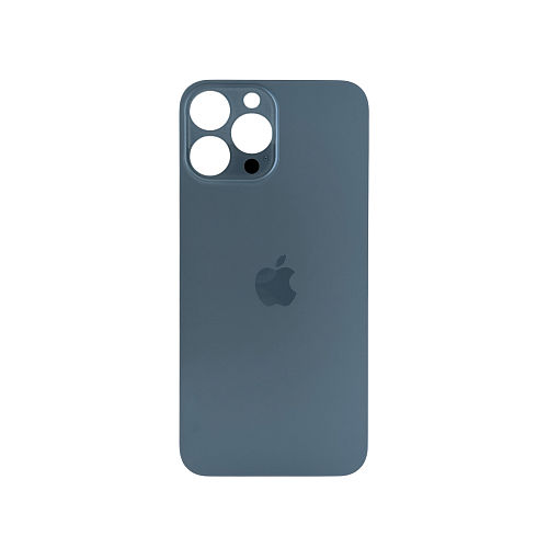 Задняя крышка для Apple iPhone 13 Pro Max Sierra Blue (Небесно Голубой) (широкий вырез под камеру) (OR)
