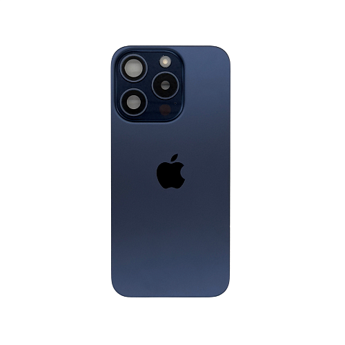 Задняя крышка для Apple iPhone 15 Pro Max Blue Titanium (Синий Титан, синий) (OR)