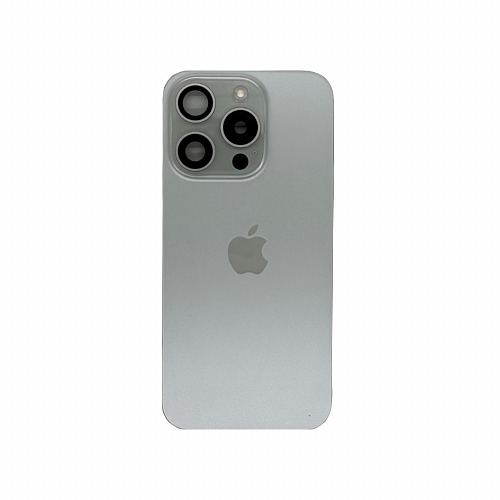 Задняя крышка для Apple iPhone 15 Pro Max White Titanium (Белый Титан, белый) (OR)