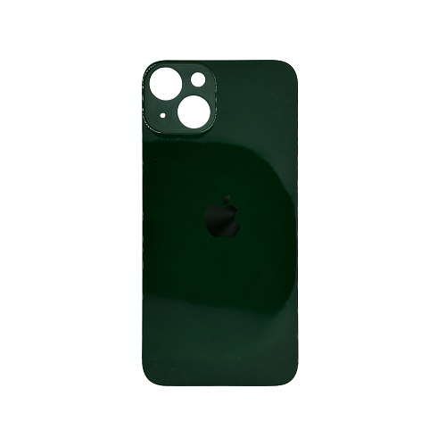 Задняя крышка для Apple iPhone 13 Green (Зеленый) (широкий вырез под камеру) (OR)