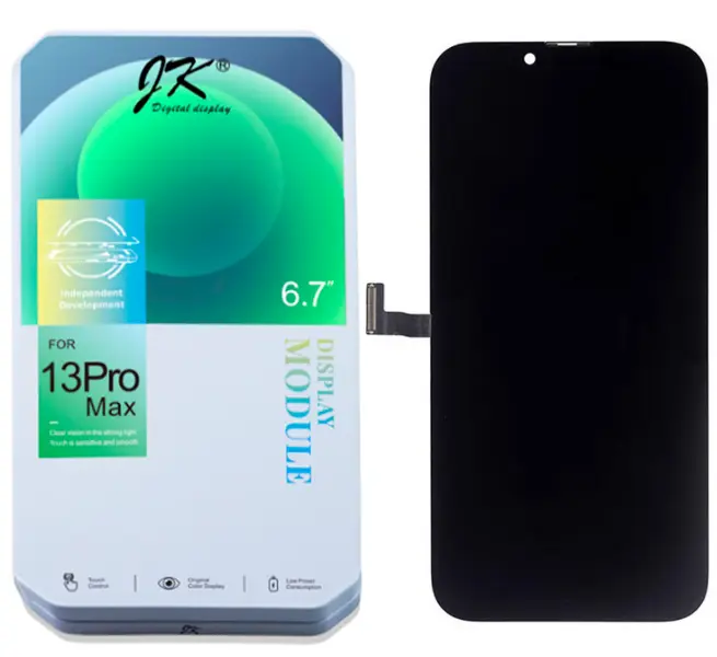 Дисплей для Apple iPhone 13 Pro Max в сборе с тачскрином Черный - (In-Cell) JK (IC)