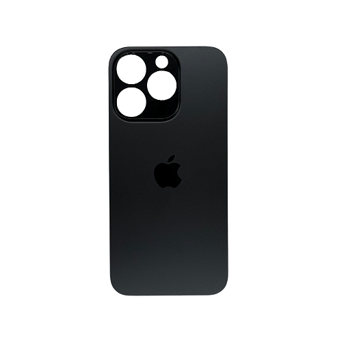 Задняя крышка для Apple iPhone 14 Pro Max Black Graphite (широкий вырез под камеру) (Черный) (OR)
