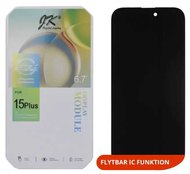 Дисплей для Apple iPhone 15 Plus в сборе с тачскрином Черный - (In-Cell) JK (IC)