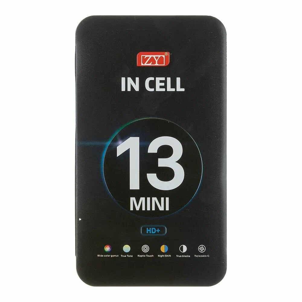 Дисплей для Apple iPhone 13 Mini в сборе с тачскрином Черный HD - (In-Cell) ZY (IC)