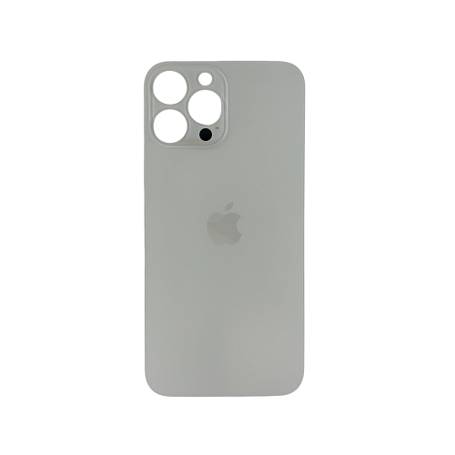 Задняя крышка для Apple iPhone 13 Pro Max White Silver (Белый) (широкий вырез под камеру) (OR)