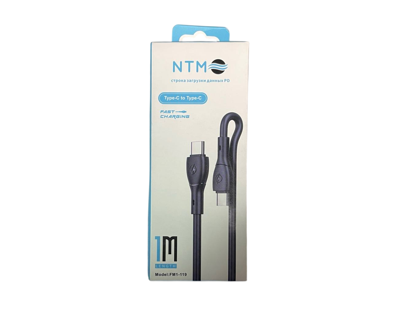 Кабель NTM Tуpe-C to Tуpe-C 1м FM1-119