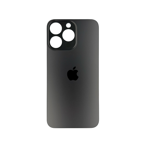 Задняя крышка для Apple iPhone 13 Pro Black Graphite (Черный) (широкий вырез под камеру) (OR)