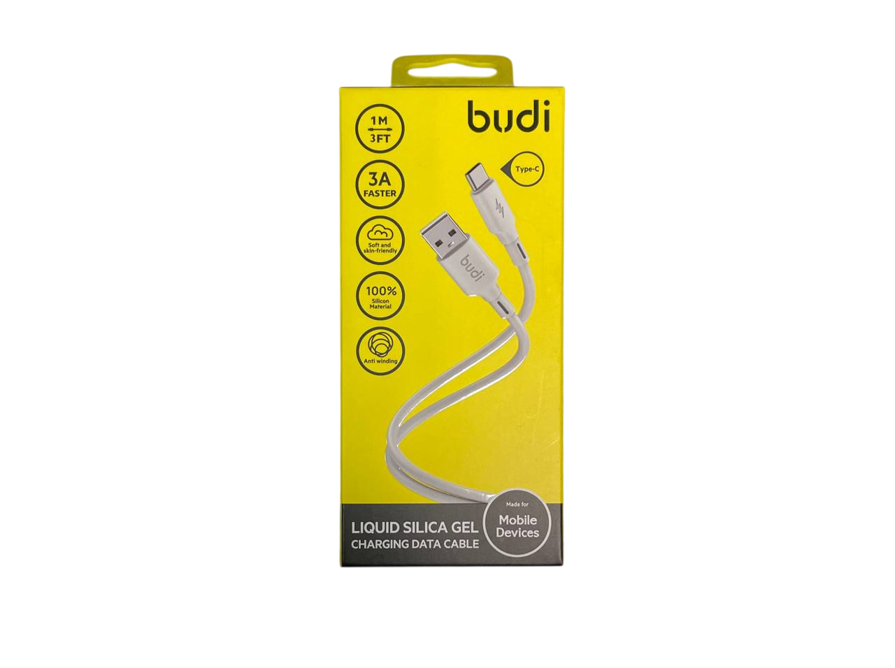 Kабель budi USB to Type-C 3A