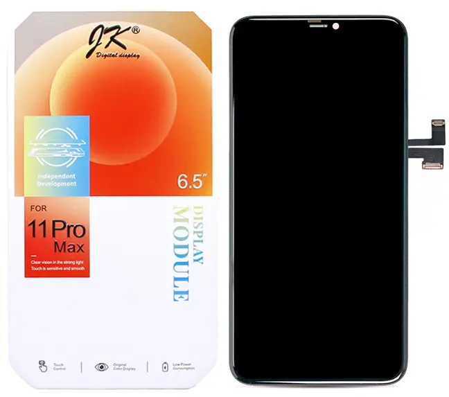 Дисплей для Apple iPhone 11 Pro Max в сборе с тачскрином Черный - (In-Cell) JK (IC)