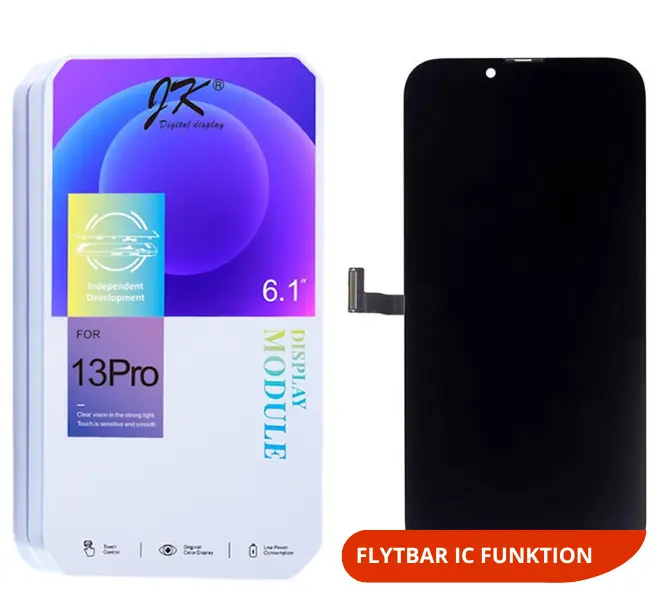 Дисплей для Apple iPhone 13 Pro в сборе с тачскрином Черный - (In-Cell) JK (IC)