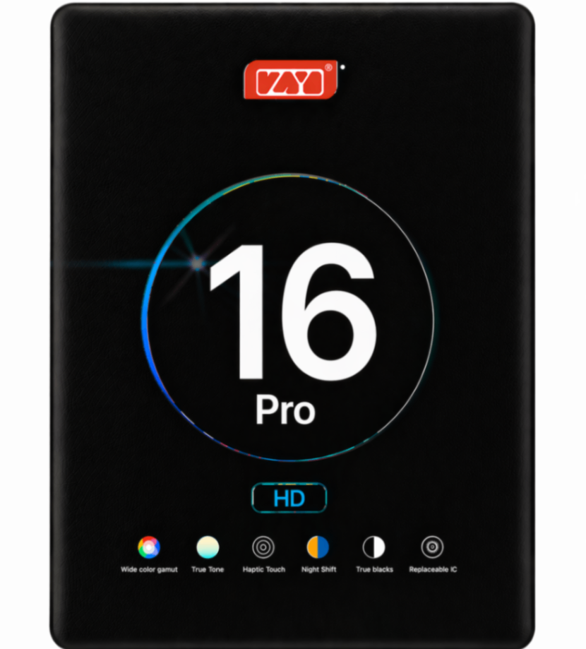 Дисплей для Apple iPhone 16 Pro в сборе с тачскрином Черный HD - (In-Cell) ZY (IC)