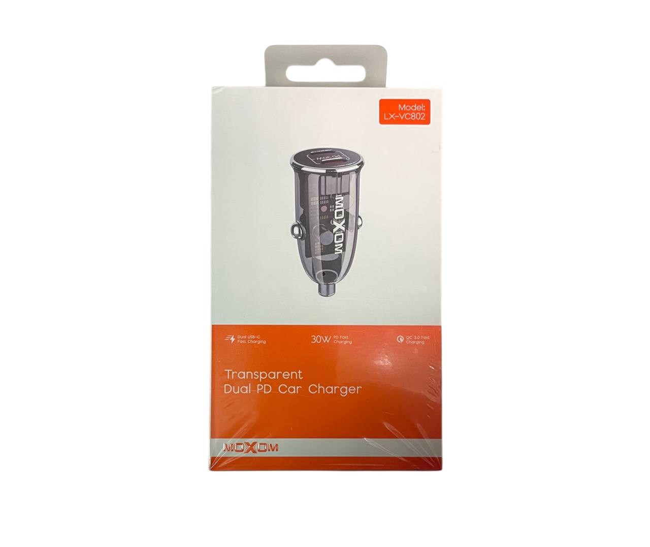 АЗУ MOXOM Dual USB-C PD 30w LX-VC802