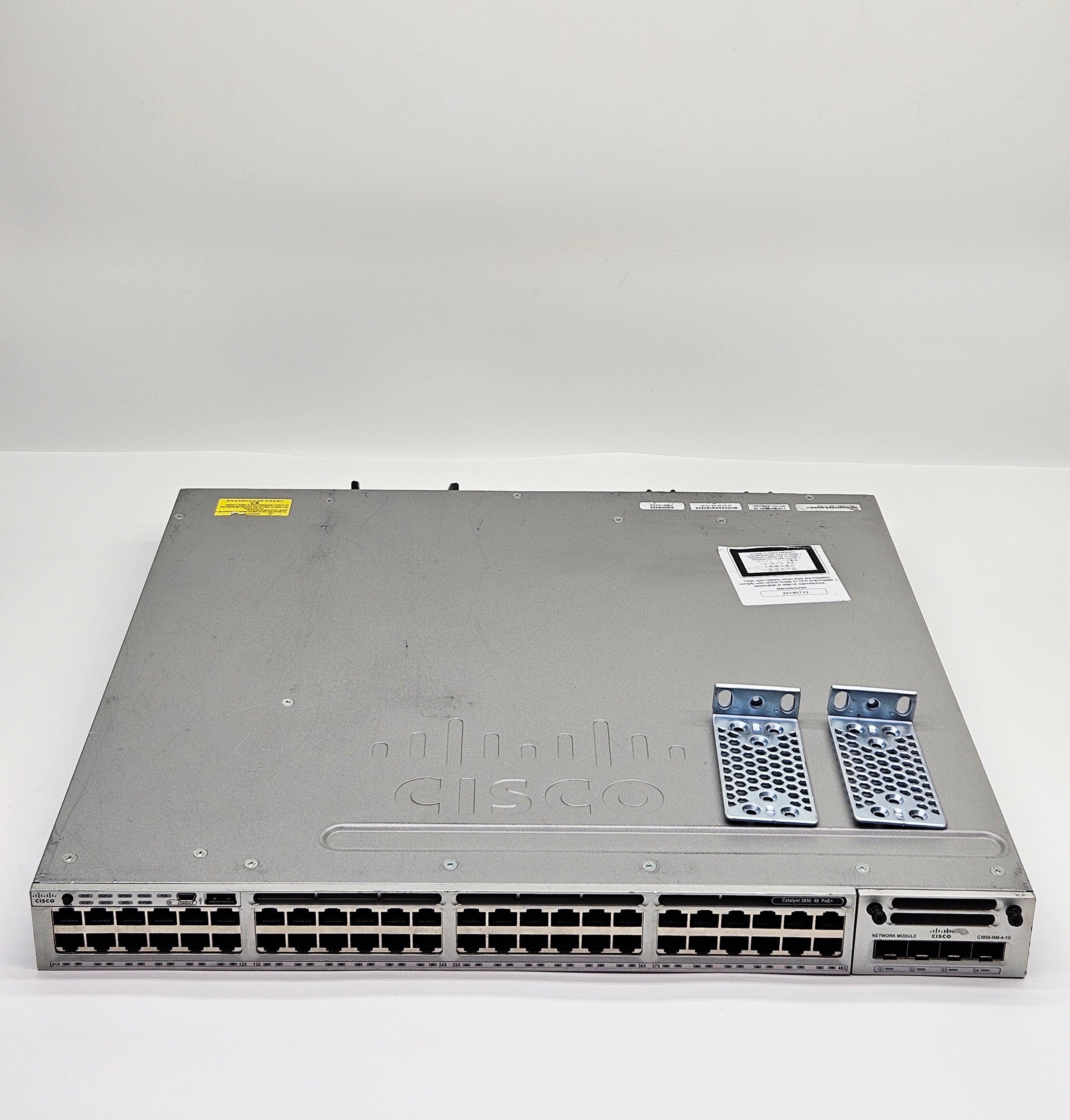 Коммутатор Cisco WS-C3850-48P-L / Без БП/ Без UpLink
