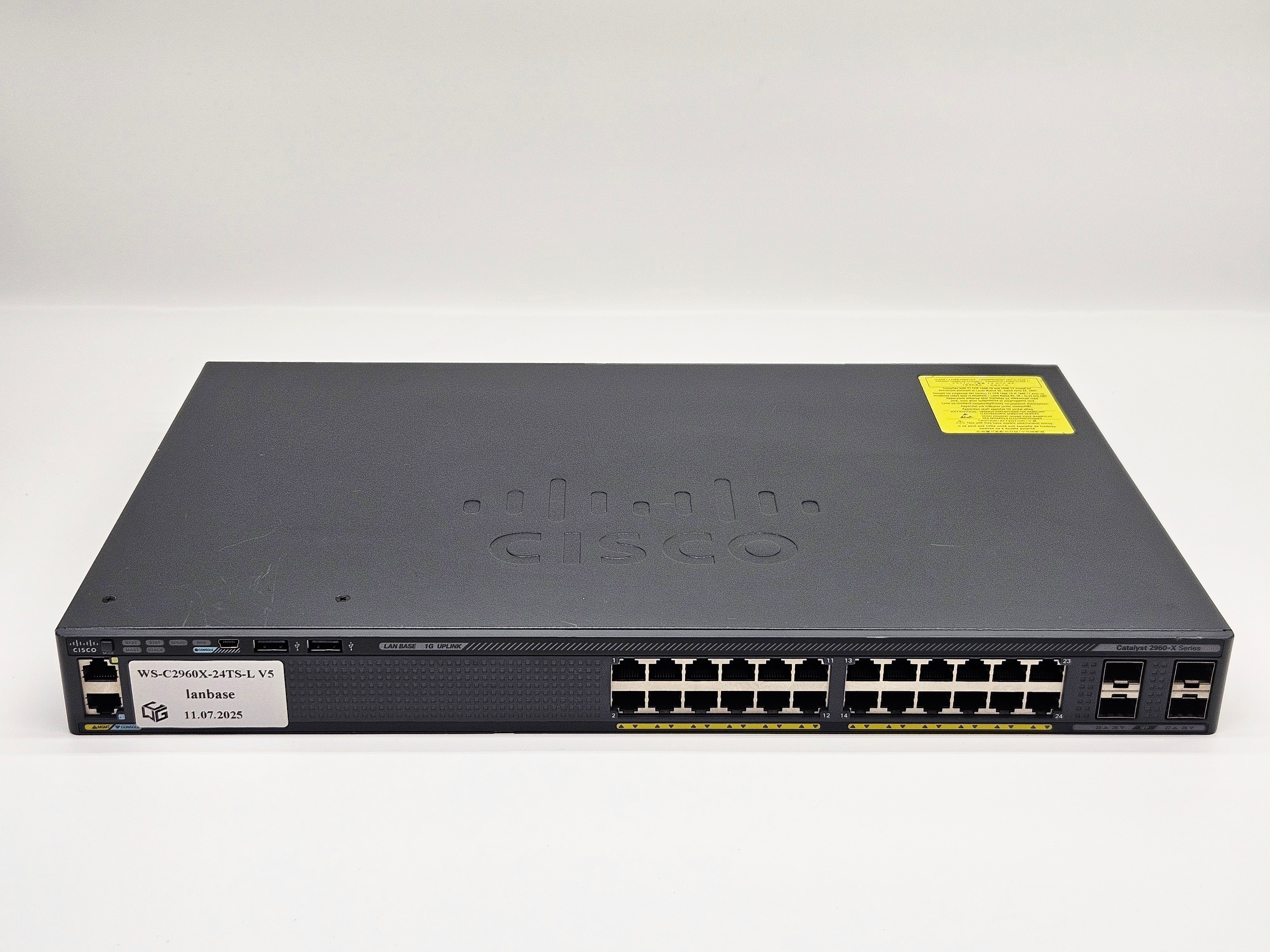 Коммутатор Cisco WS-C2960X-24TS-L