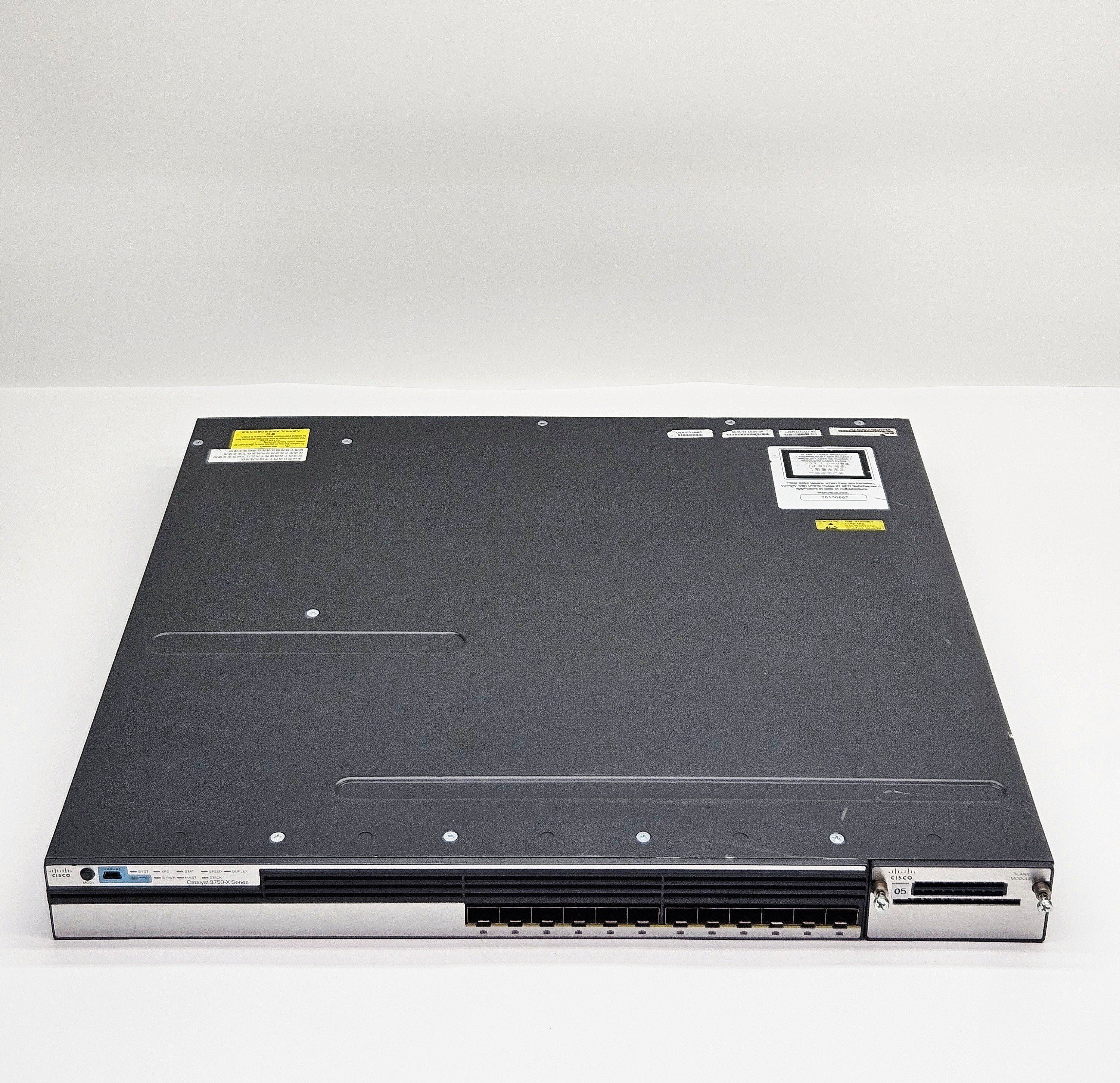 Коммутатор Cisco WS-C3750X-12S-S / Без БП/ Без UpLink/