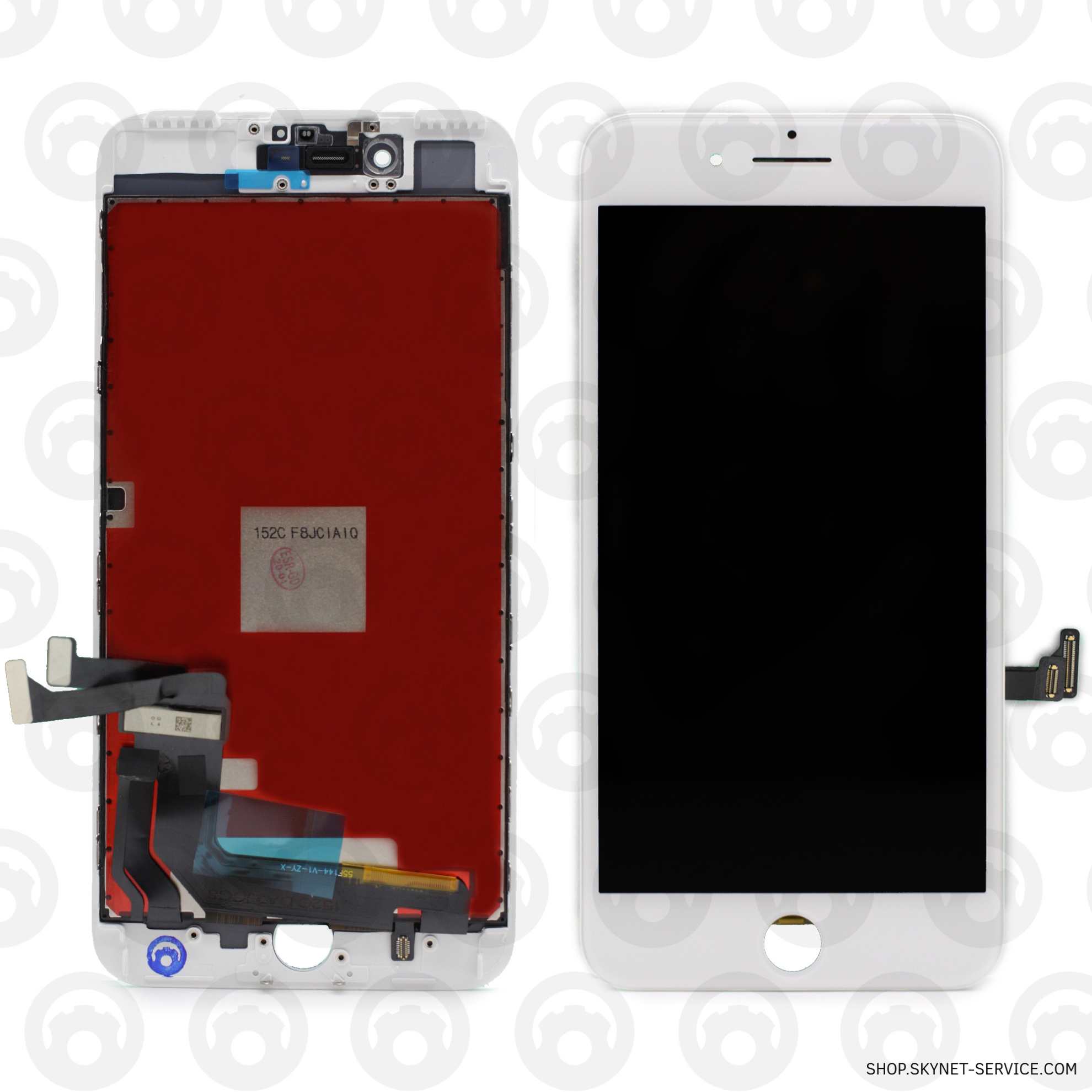 Дисплей для Apple iPhone 7 Plus, в сборе с сенсорной панелью и рамкой ESR (цвет: белый)