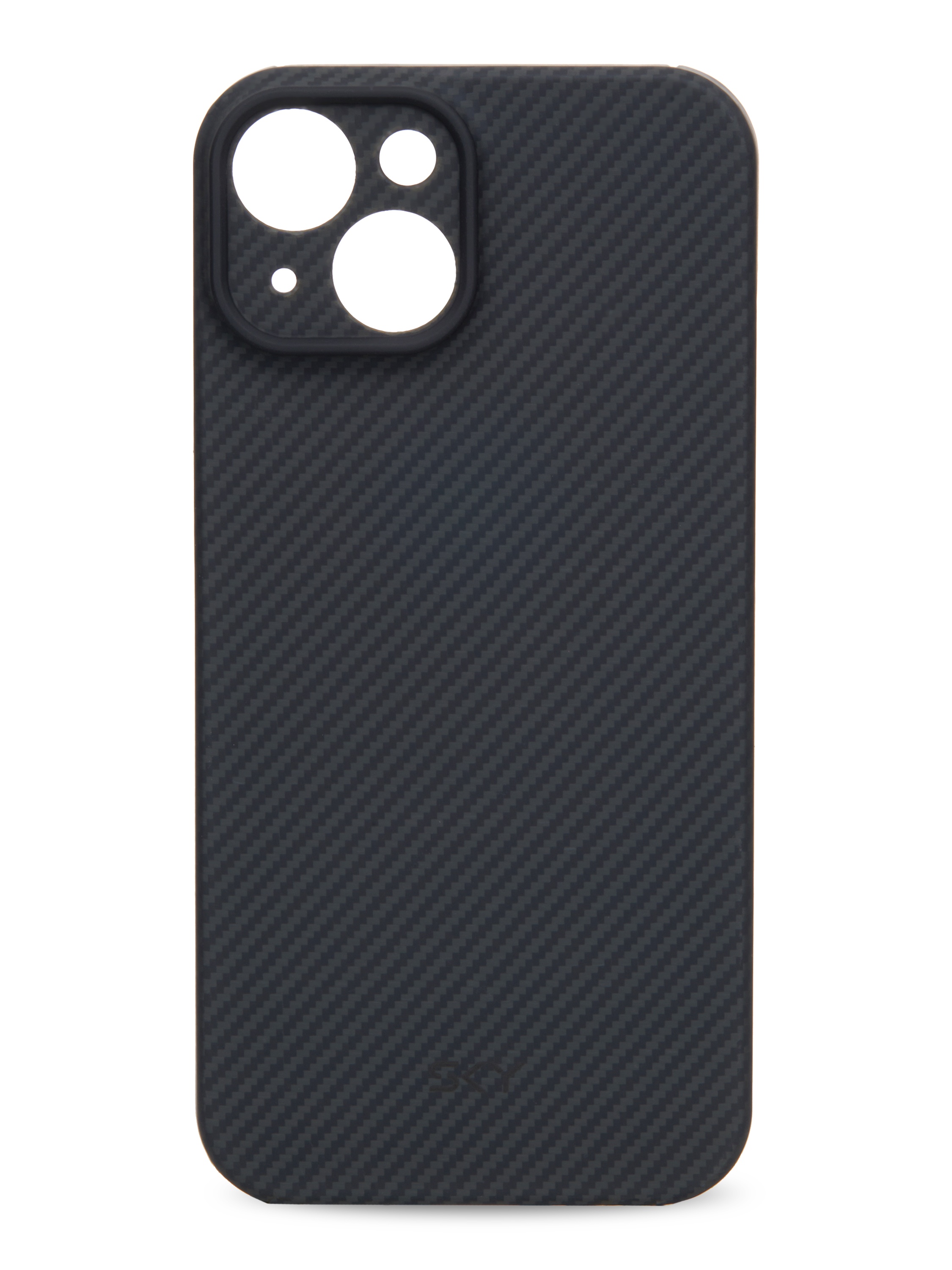 Kevlar Case SKY for iPhone 15 Plus black-grey slim stair pattern