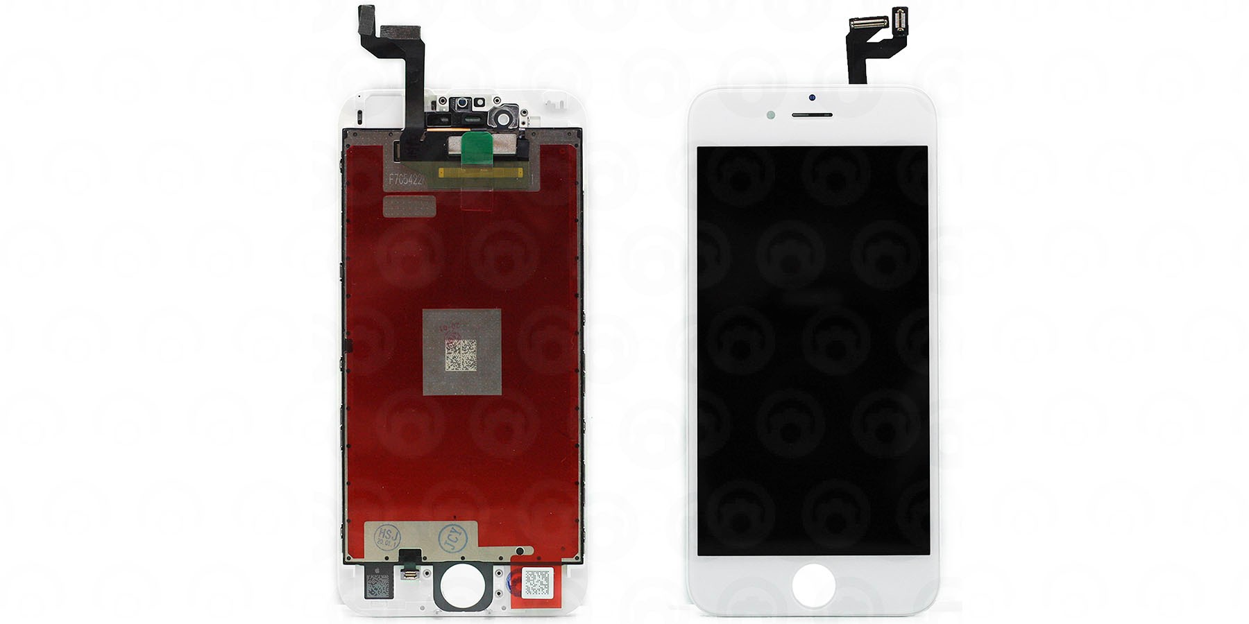 Дисплей для Apple iPhone 6s, в сборе с сенсорной панелью и рамкой, оригинал, Китай (цвет: белый)