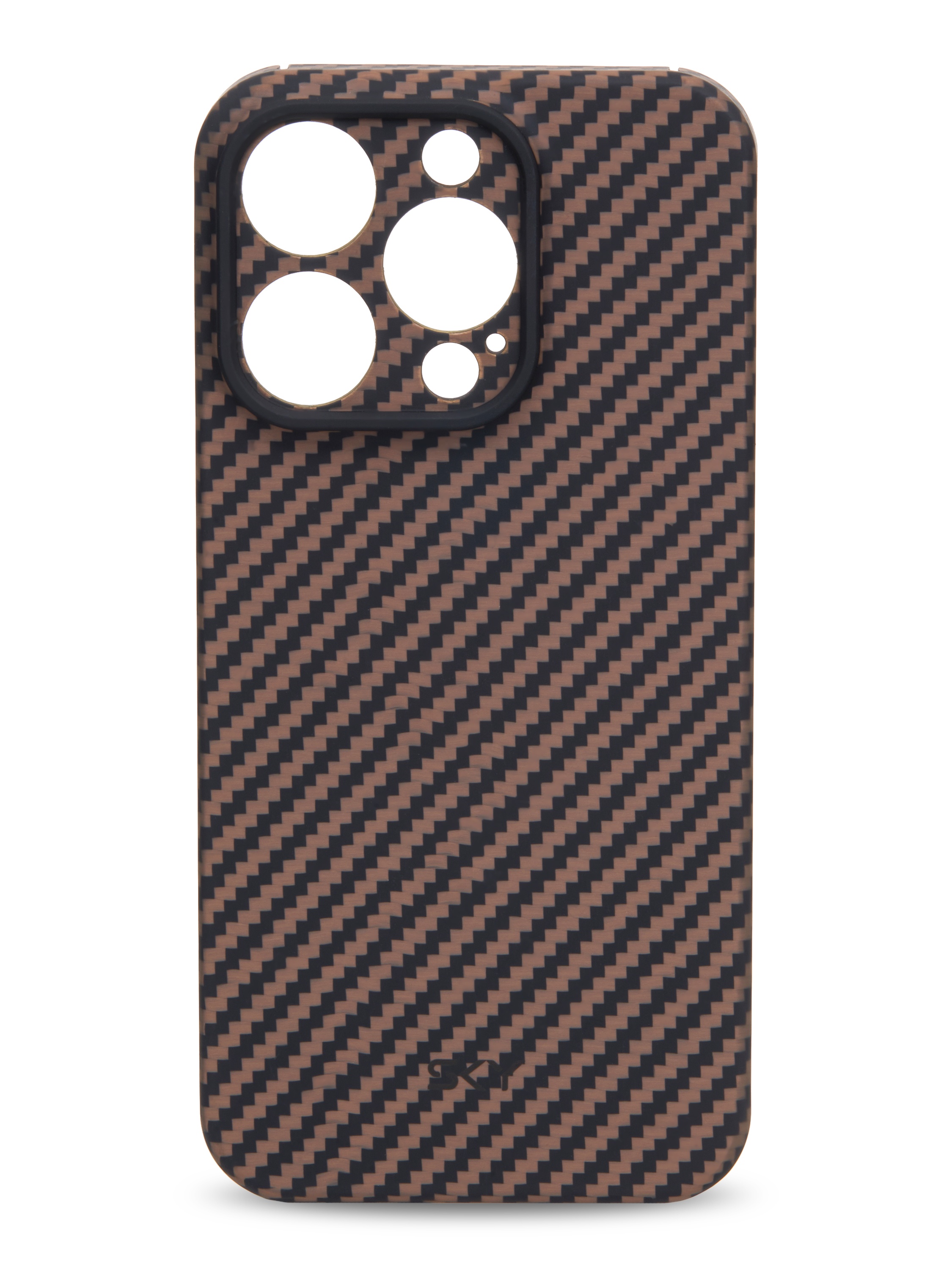 Kevlar Case SKY for iPhone 15 Pro Max black-brown stair pattern