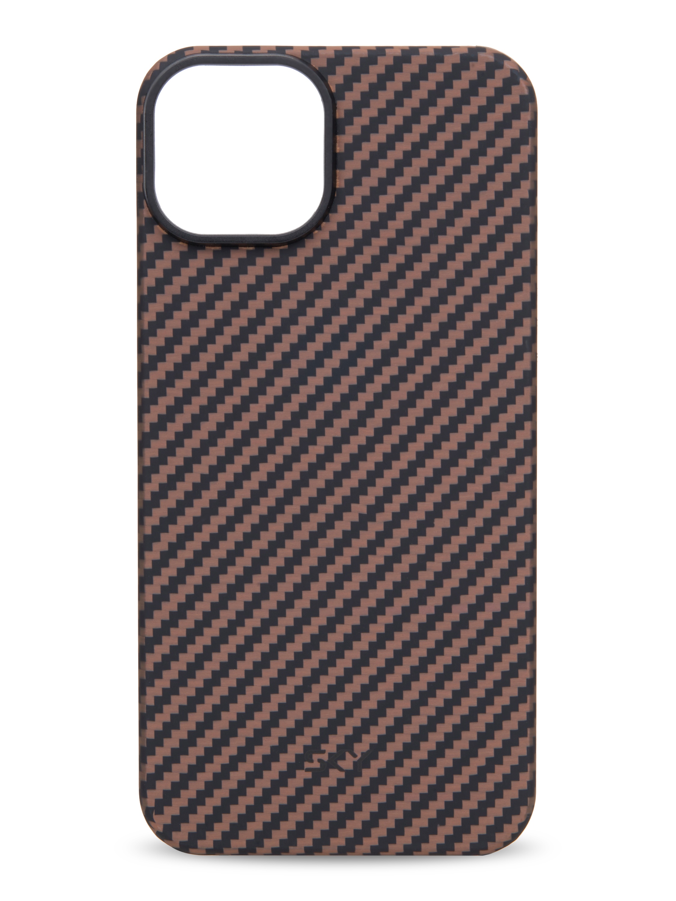 Kevlar Case SKY for iPhone 14 black-brown stair pattern