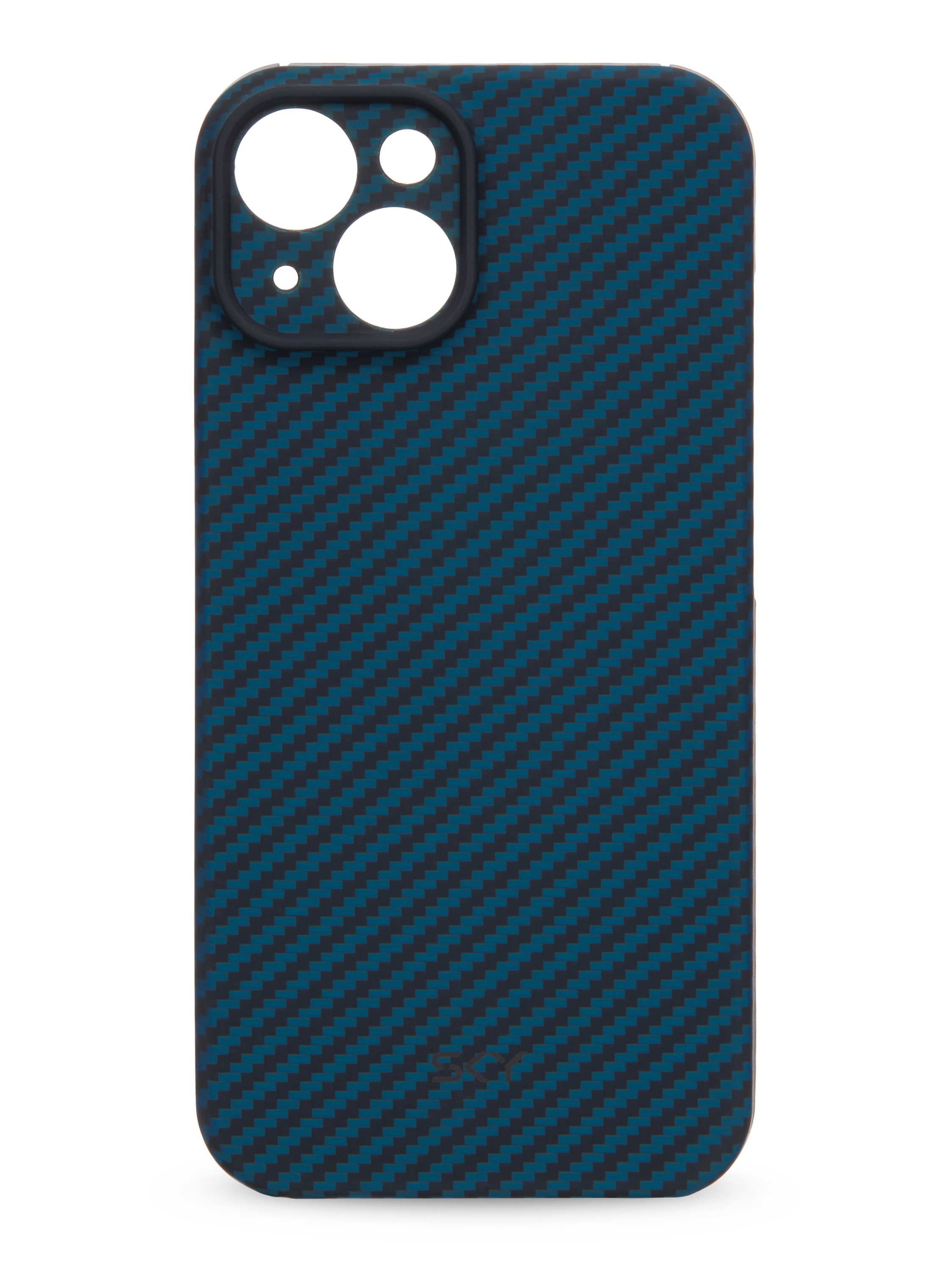 Kevlar Case SKY for iPhone 15 Plus black-blue stair pattern