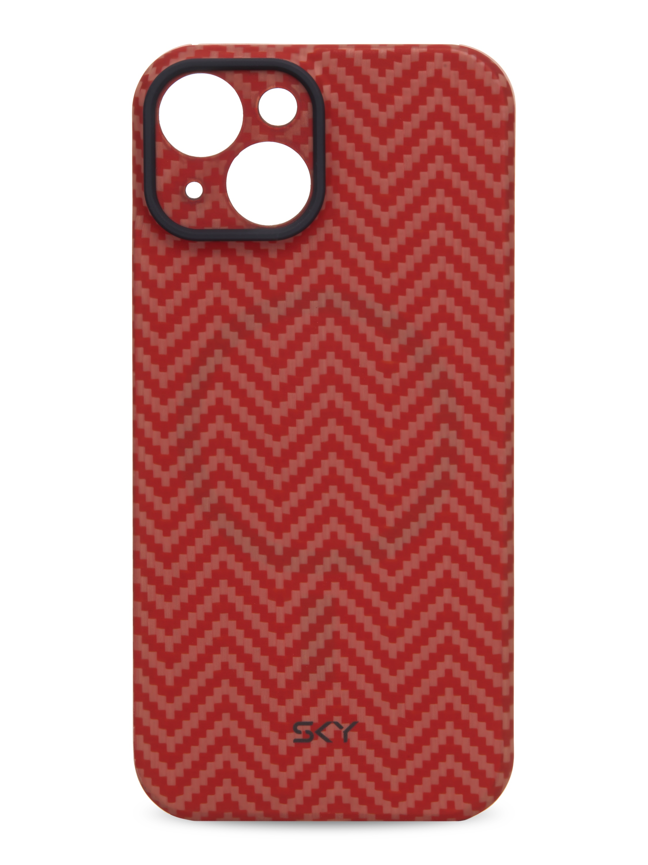 Kevlar Case SKY for iPhone 15 red-orange christmas tree pattern