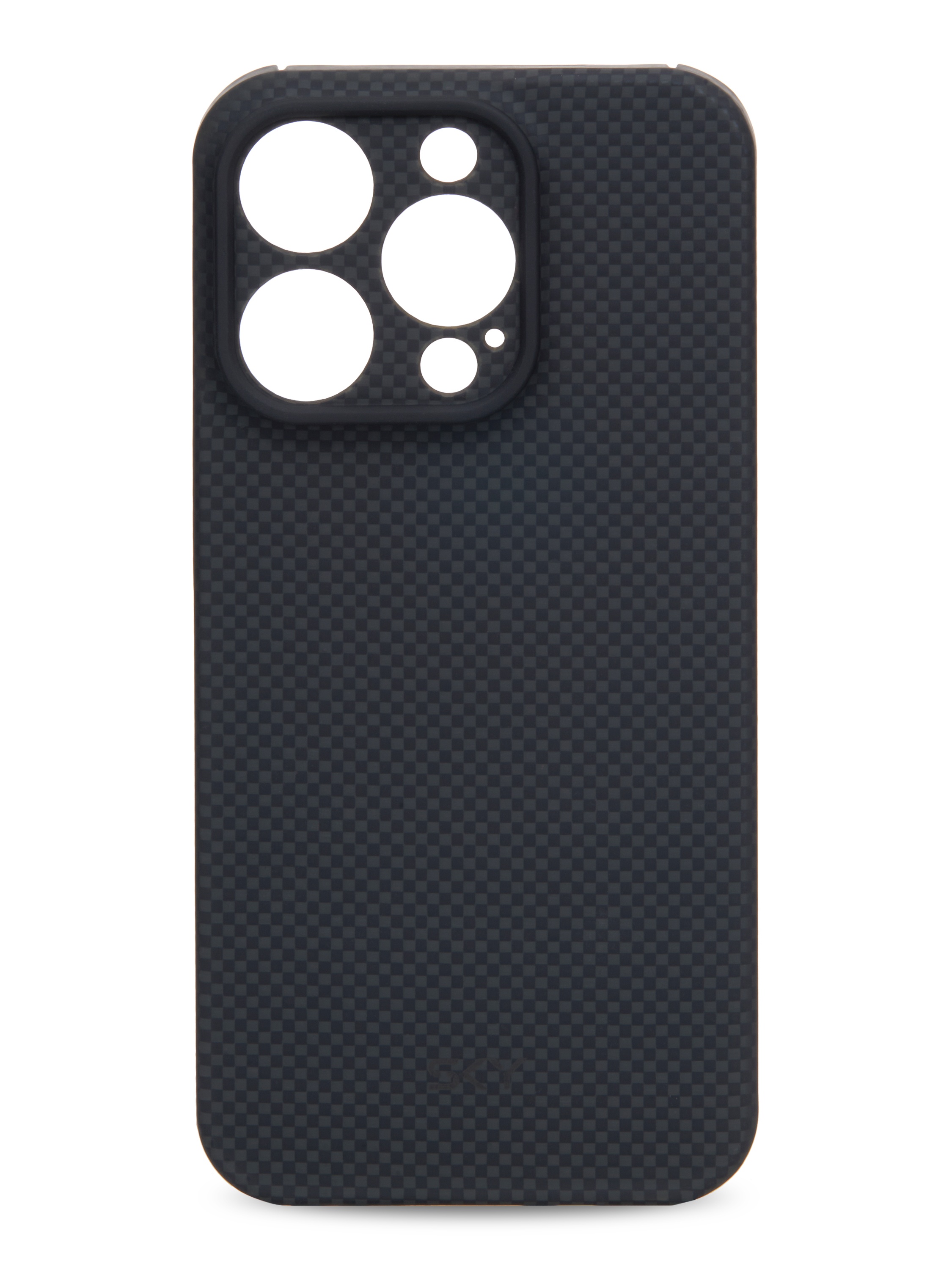Kevlar Case SKY for iPhone 15 Pro black-grey matrix pattern
