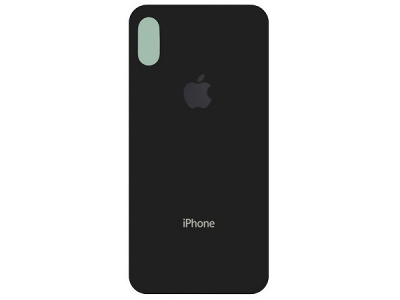 Задняя крышка для iPhone X цвет: черный