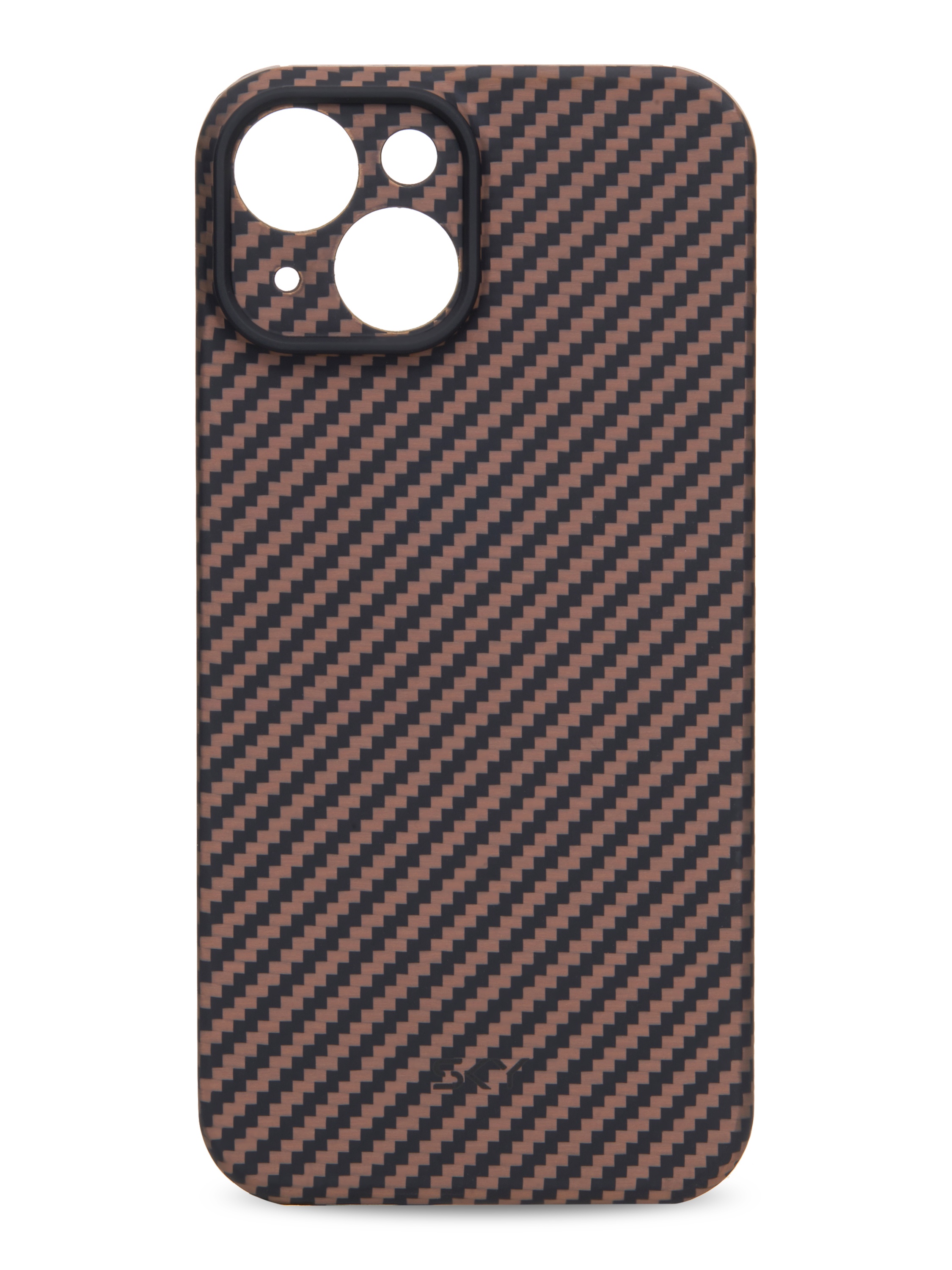 Kevlar Case SKY for iPhone 15 black-brown stair pattern