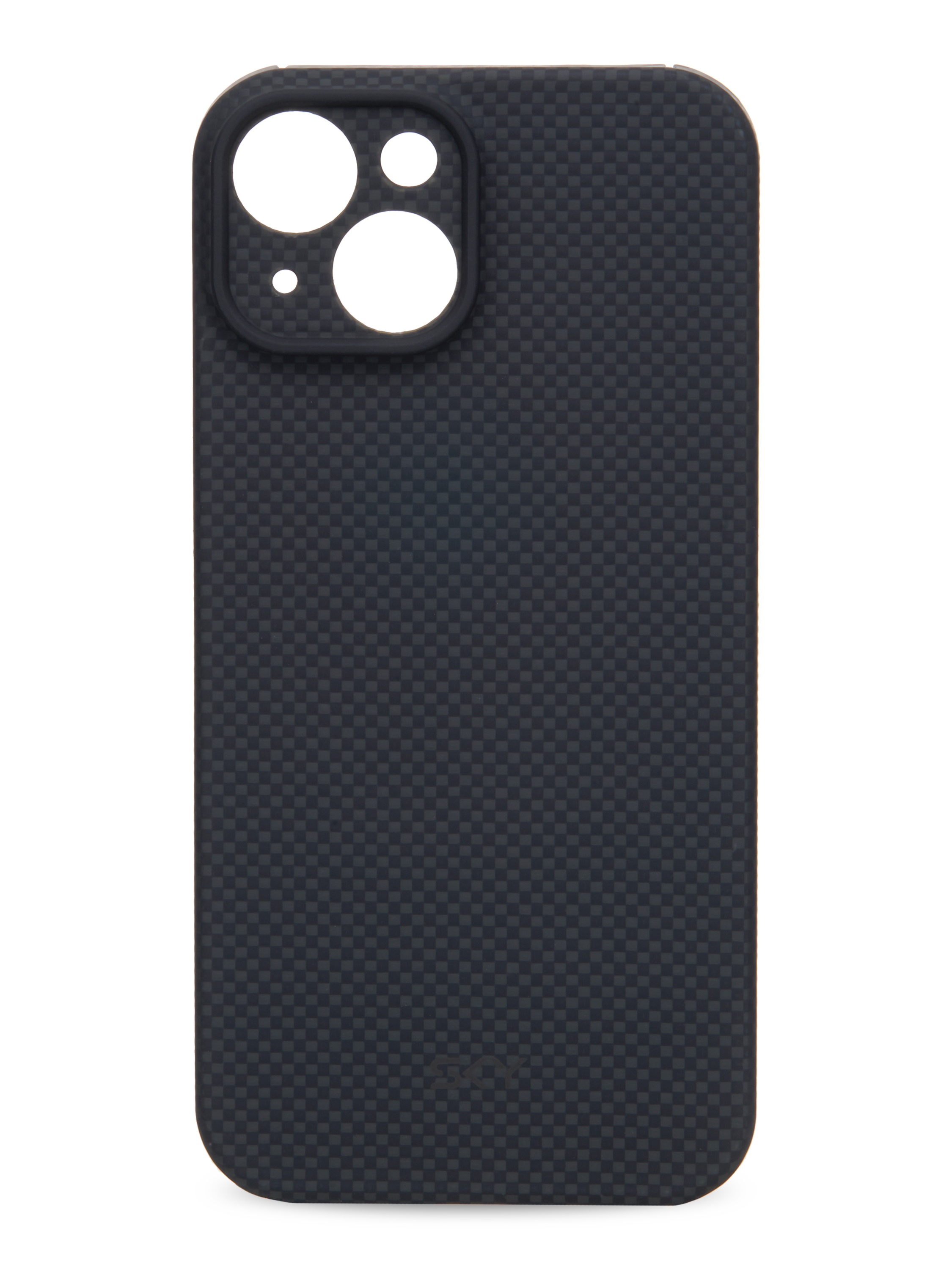 Kevlar Case SKY for iPhone 15 black-grey matrix pattern